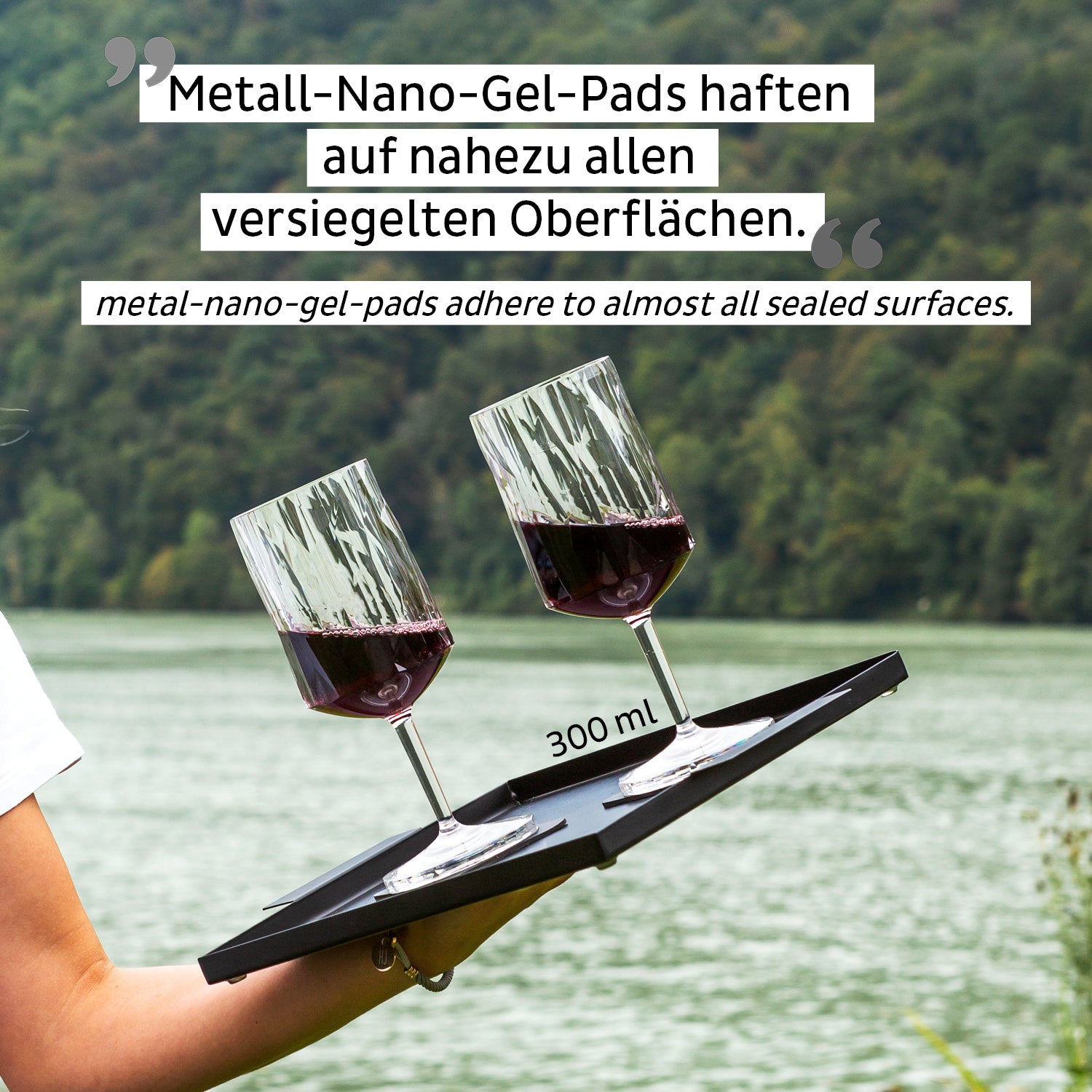 Silwy KO-WIG-C300-2 Weinglas – 0,30 l, Kunststoff, transparent, 2 Stück