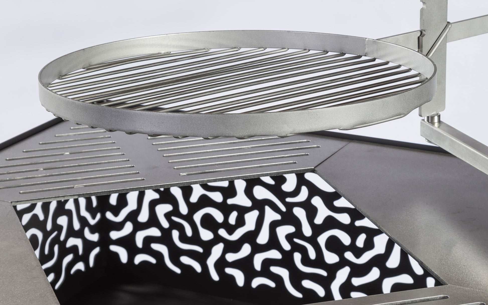 Feu du Jardin Feuerstelle – 75 × 100 × 75 cm – Edelstahl, Schwarz