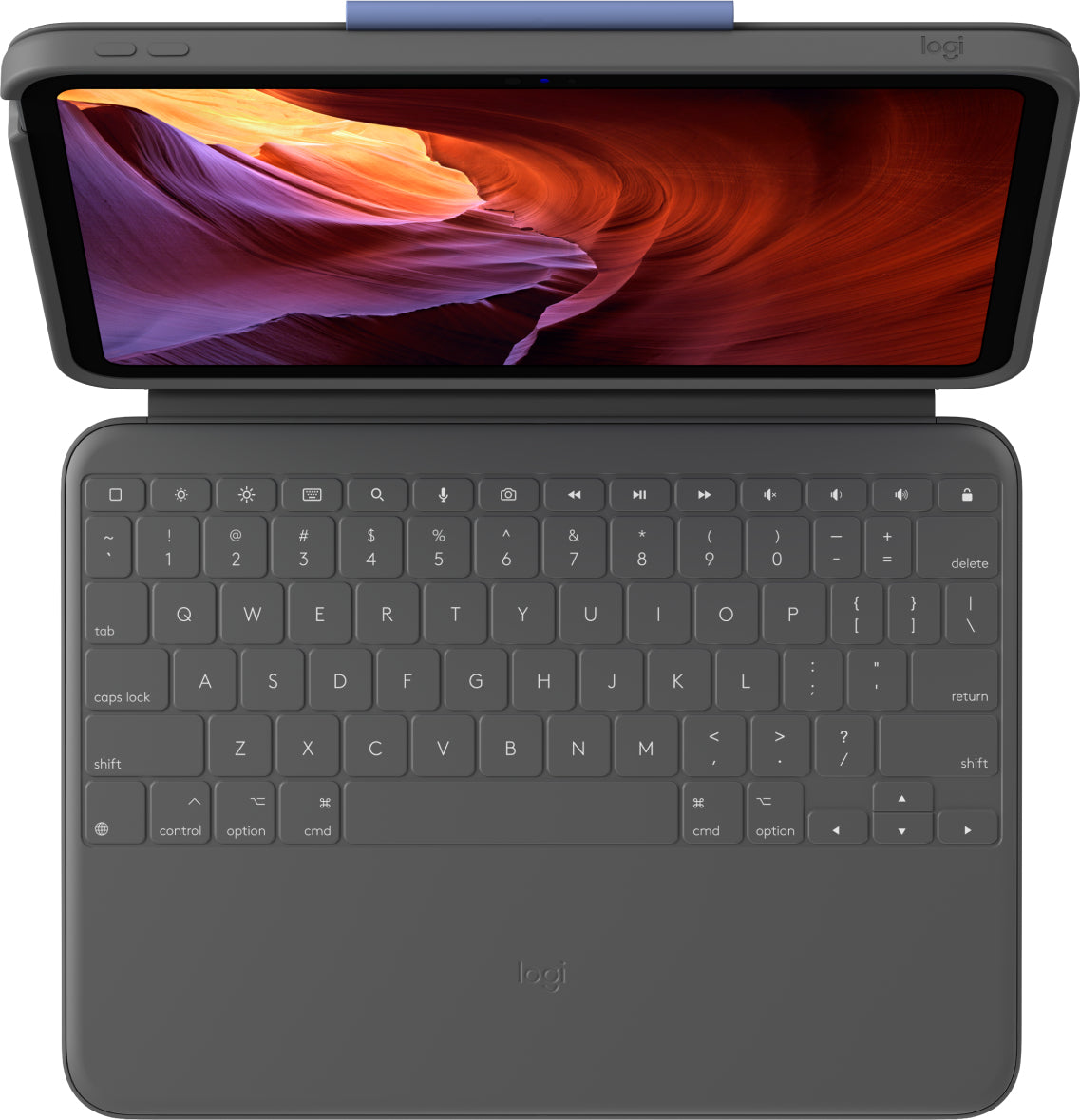 Logitech WESTMID-511 – Tastatur, CH-Layout (DE-CH), Grau – für iPad (10. Generation)