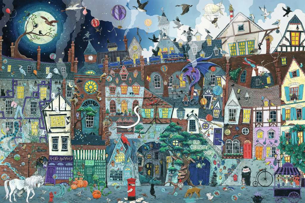 Ravensburger Puzzle Stadt/Land – 5000 Teile – 153 × 101 cm – ab 14 J. – Karton – mehrfarbig