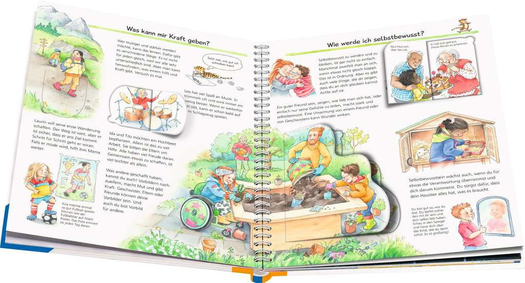 Ravensburger Buch – WWW51: Mutig, Stark und Selbstbewusst, Spiralbindung, 16 Seiten, Deutsch, ab 4 Jahren