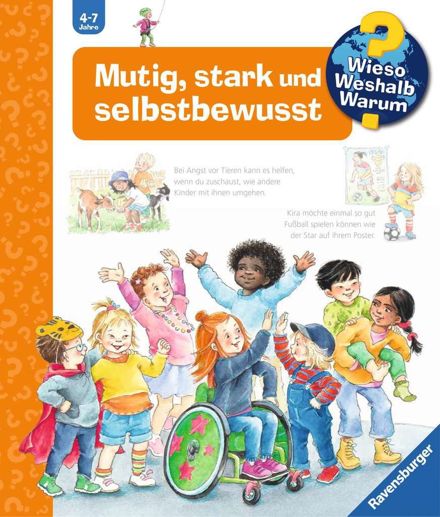 Ravensburger Buch – WWW51: Mutig, Stark und Selbstbewusst, Spiralbindung, 16 Seiten, Deutsch, ab 4 Jahren
