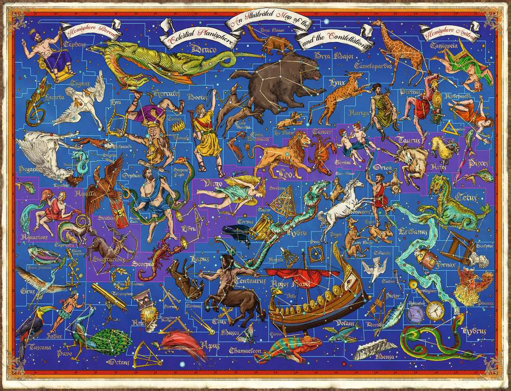 Ravensburger Puzzle Sternbilder – 2000 Teile – 75 × 98 cm – ab 14 J.