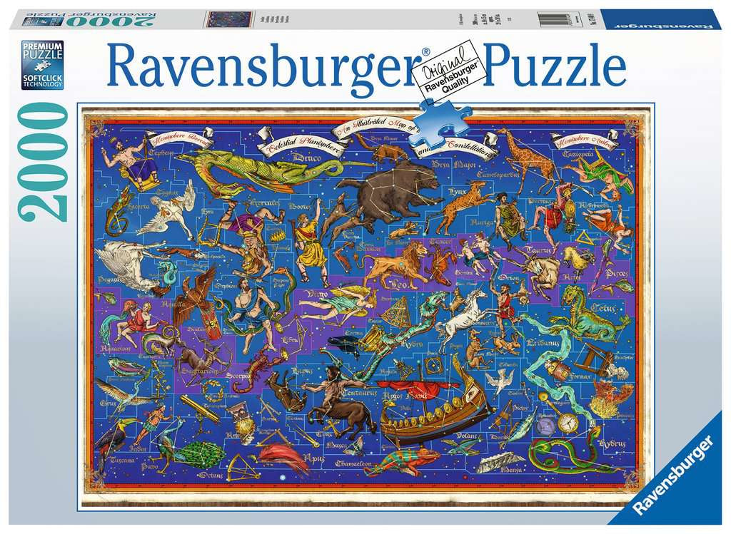 Ravensburger Puzzle Sternbilder – 2000 Teile – 75 × 98 cm – ab 14 J.