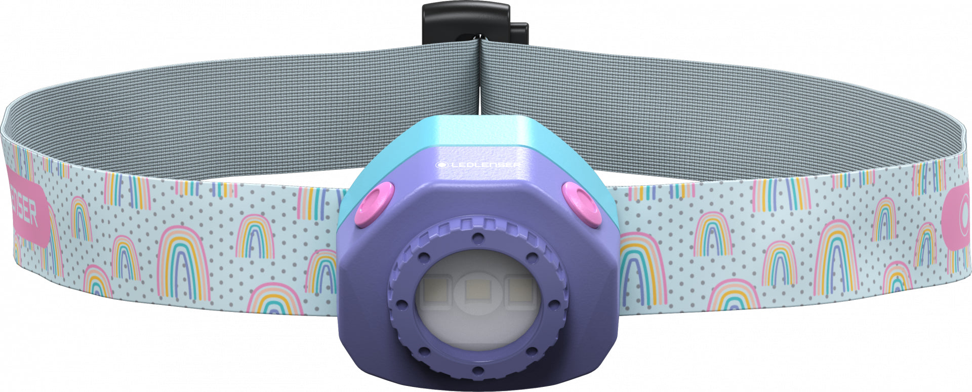 Ledlenser Stirnlampe KIDLED4R – 40 lm, 9 m, IP44, Laufzeit 18 h – Lila