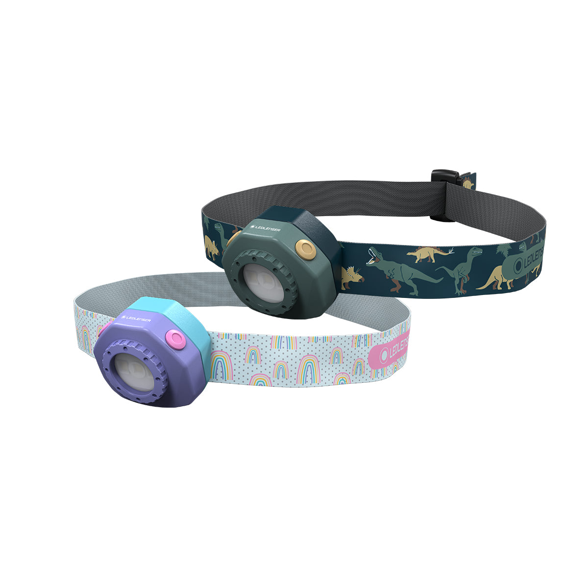 Ledlenser Stirnlampe KIDLED4R – 40 lm, 9 m, IP44, Laufzeit 18 h – Lila