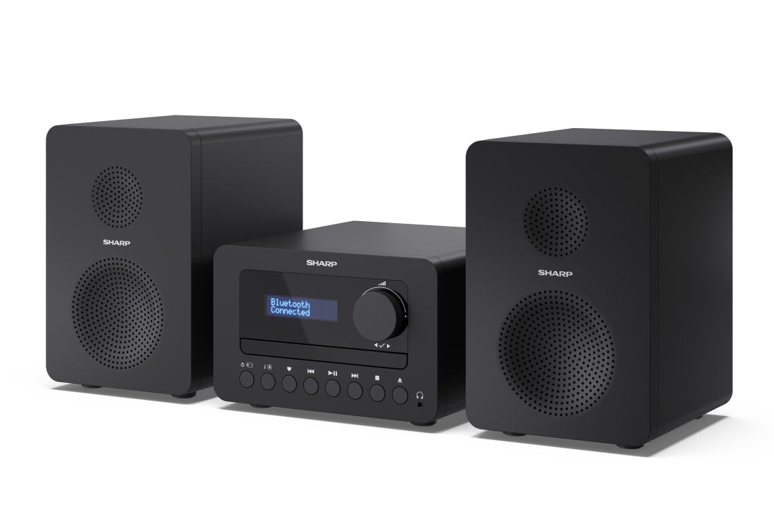 Sharp XL-B520D – Micro-/HiFi-Anlage – DAB+, UKW, USB, Bluetooth – Schwarz