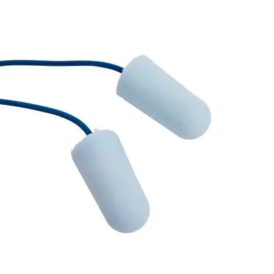 3M EAR Tracer Mehrweg-Ohrstöpsel – SNR 32 dB – mit Kordel – Blau – 50 Paar