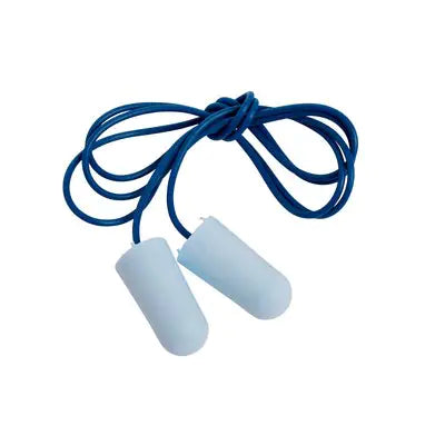 3M EAR Tracer Mehrweg-Ohrstöpsel – SNR 32 dB – mit Kordel – Blau – 50 Paar