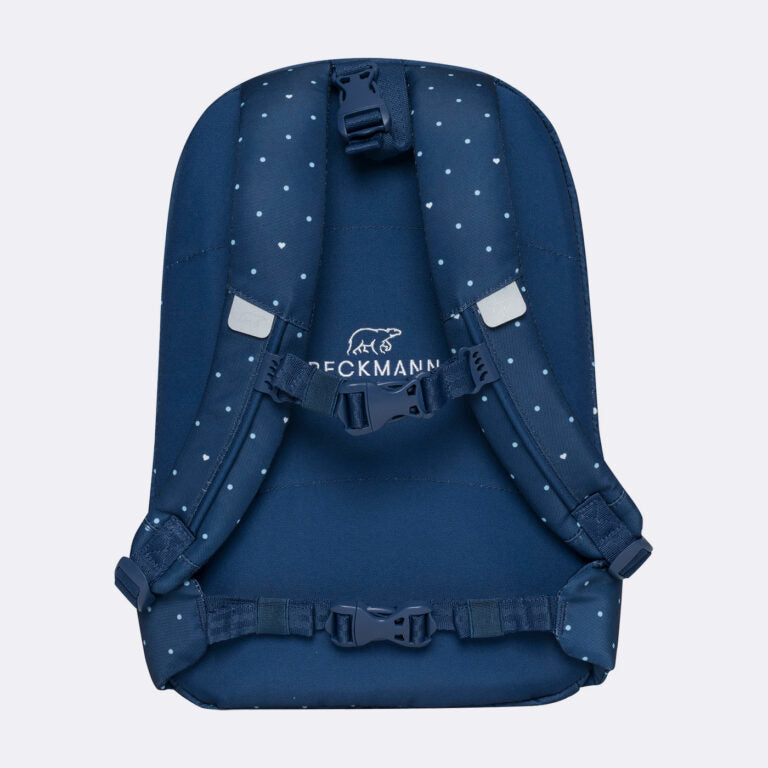 Beckmann Classic Schulrucksack – 6-teilig – Pet Friends Blue