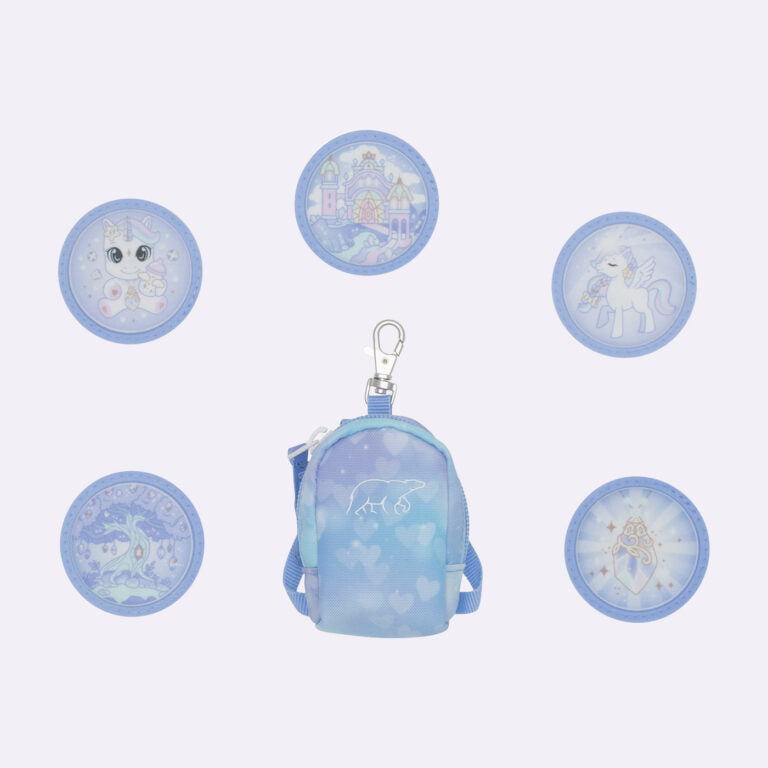 Beckmann Schulrucksack – 6-teilig – Unicorn Princess Ice Blue