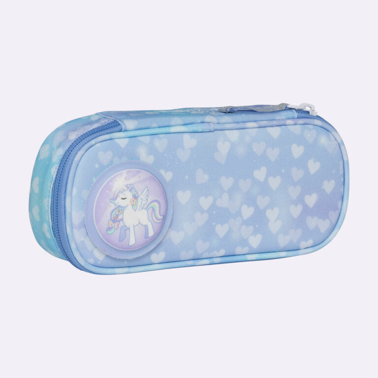 Beckmann Schulrucksack – 6-teilig – Unicorn Princess Ice Blue