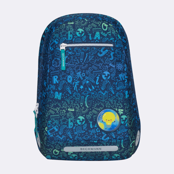 Beckmann Schulrucksack Active Air Flx – 6-teilig – Science – B 26,0 × H 39,0 × T 22,0 cm