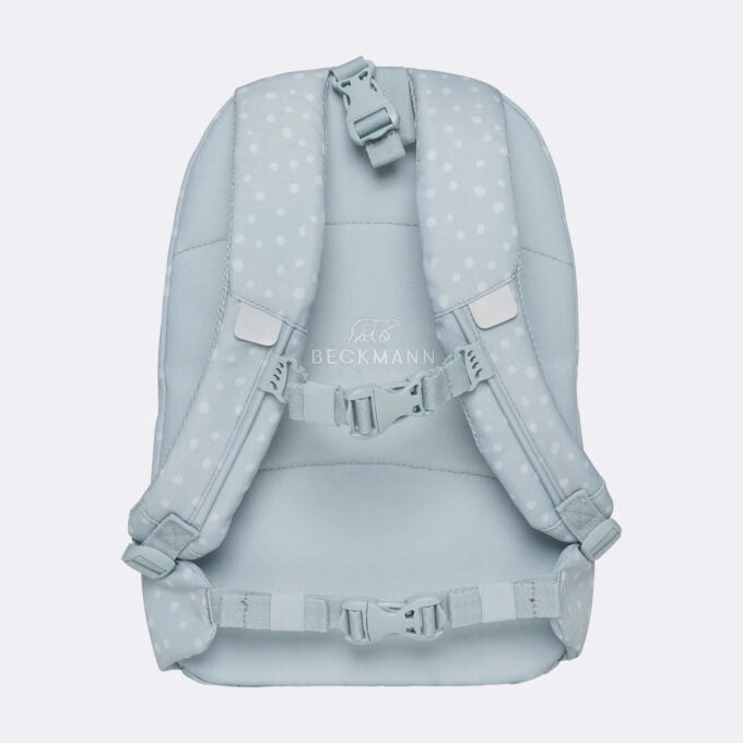 Beckmann Schulrucksack Active Air Flx – 6-teilig – Forest Deer Dusty Mint – aus recyceltem PET