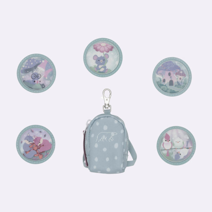 Beckmann Schulrucksack Active Air Flx – 6-teilig – Forest Deer Dusty Mint – aus recyceltem PET