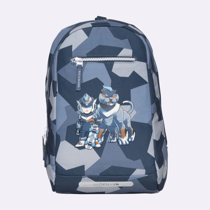 Beckmann Schulrucksack Active Air Flx – 6-teilig – Tiger Race – Recycelte Materialien