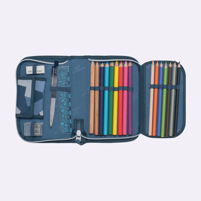 Beckmann Schulrucksack Active Air Flx – 6-teilig – Tiger Race – Recycelte Materialien