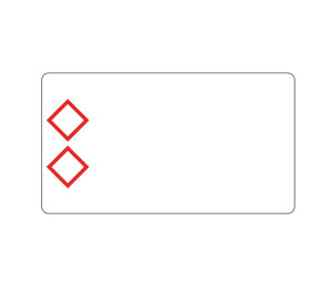Brother Rollenetiketten – rechteckig 155 × 105 mm, weiss/rot, Rolle mit 200 Etiketten