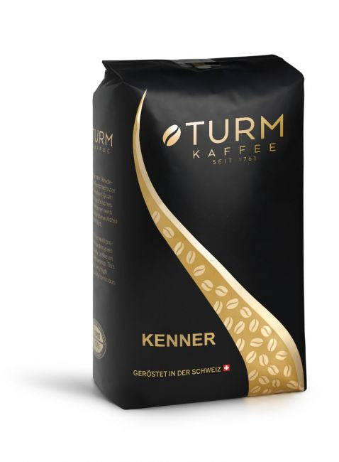 Turm Kaffee Kenner – Kaffeebohnen – Café Crème, Arabica/Robusta, 1 kg