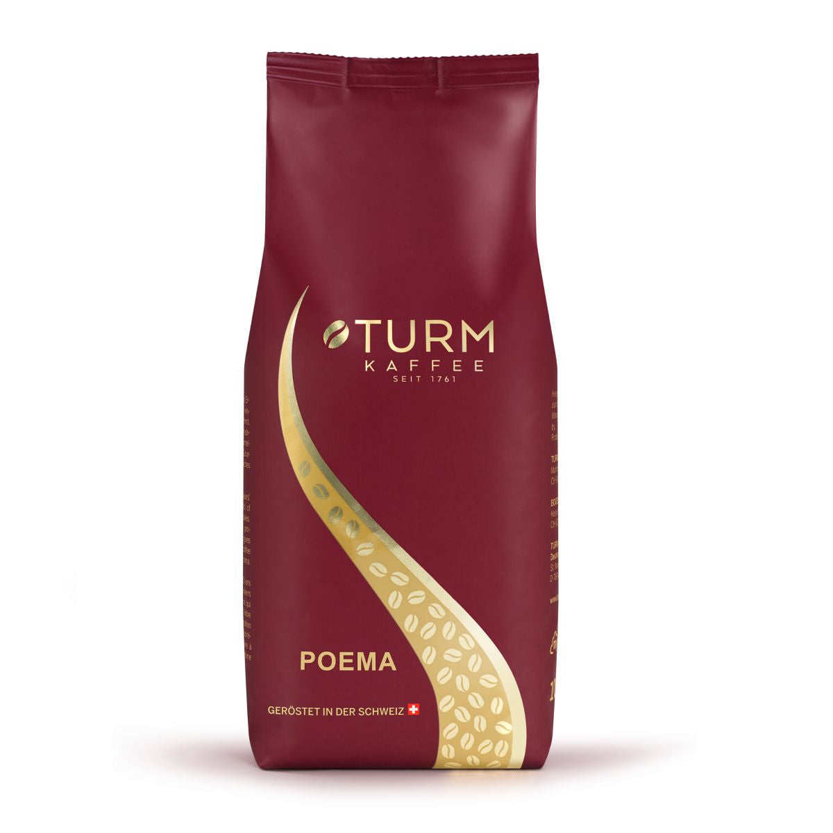 Turm Kaffee Poema – Kaffeebohnen – Café Crème, 100% Arabica, 1 kg