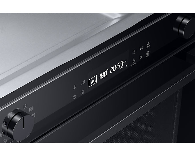 Samsung Einbau-Backofen NQ5B4553FBK/U1 – 50 l, Mikrowelle & Heissluft, 800 W – Schwarz