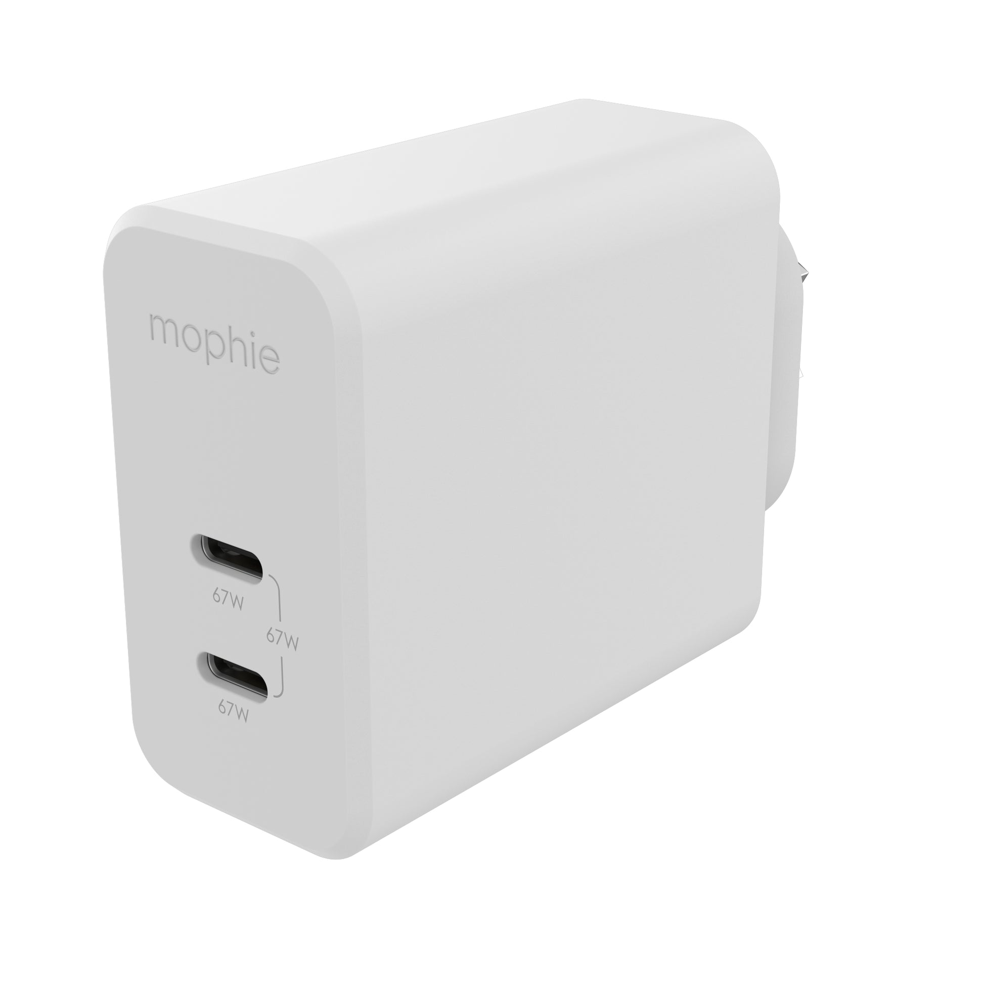 mophie Netzteil – 67 W, 2× USB-C, PD, GaN