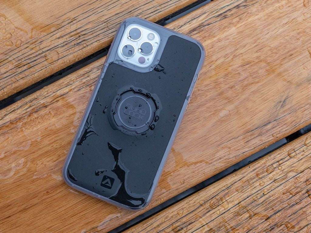 Quad Lock Poncho – Backcover – für Apple iPhone 14 Pro, TPU, Transparent