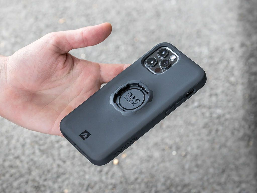 Quad Lock Backcover – für Apple iPhone 15 Pro Max – MagSafe, Mikrofaser+TPU+PC, Schwarz