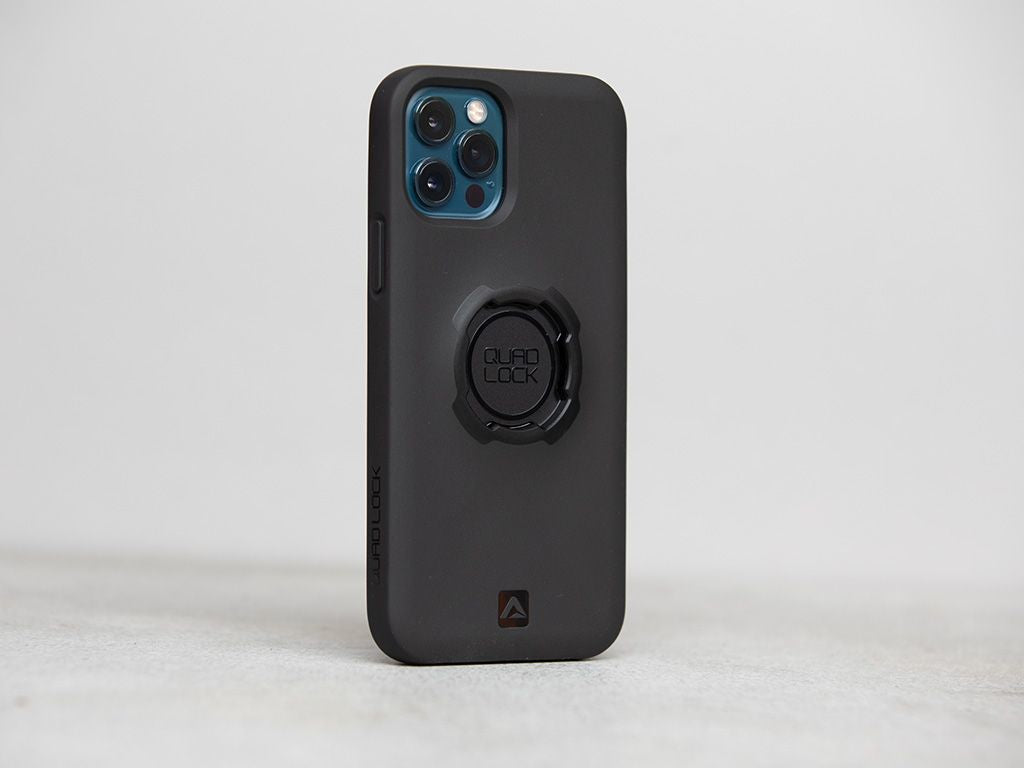 Quad Lock MAG Backcover – für Apple iPhone 14 Pro, Mikrofaser+PC+TPU, Schwarz