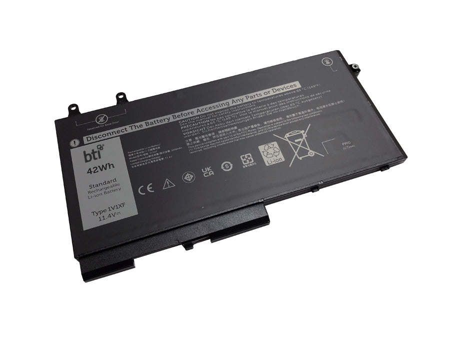BTI Notebook-Akku – für Dell Latitude 5400 – 42 Wh, 11,4 V (3 Zellen) – Schwarz