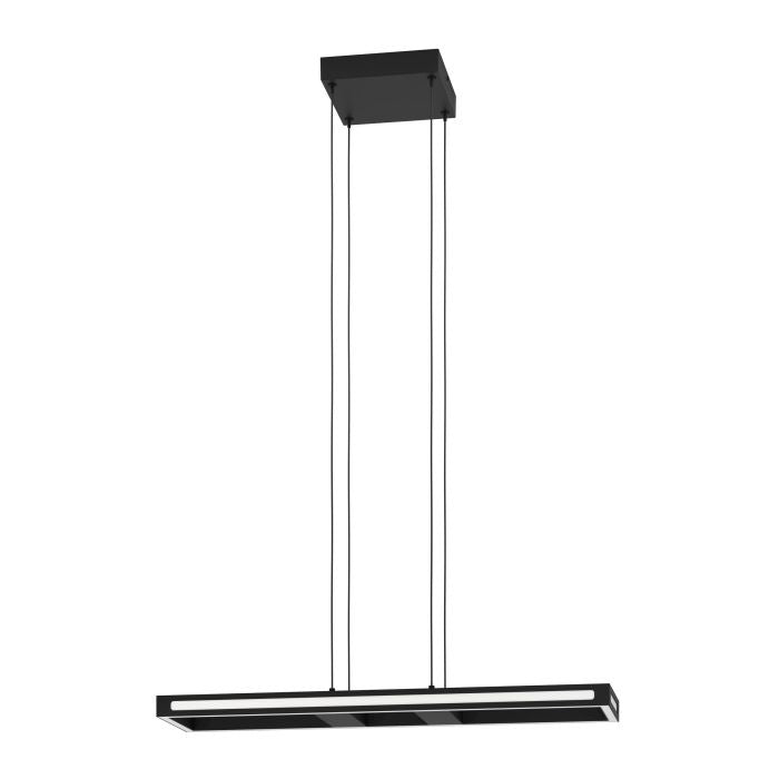 EGLO LED-Hängeleuchte Salvilanas-Z – 2700 lm, 21 W, 2700–6500 K, dimmbar, für Alexa/ZigBee, schwarz/weiss