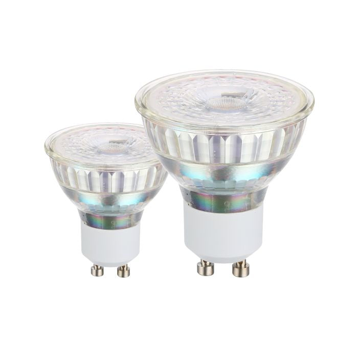 EGLO LED-Leuchtmittel GU10 Twistline – 345 lm, 4,5 W, Warmweiss 3000 K, 90° – 2 Stk. – Klar