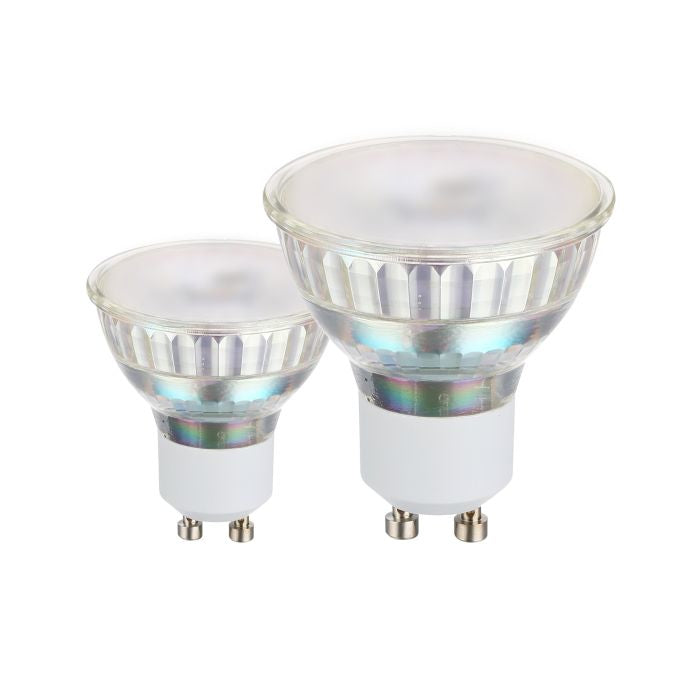 EGLO Leuchtmittel GU10 Twistline – Warmweiss 3000 K, 250 lm, 2,8 W – IP20 – 2 Stk. – Glas
