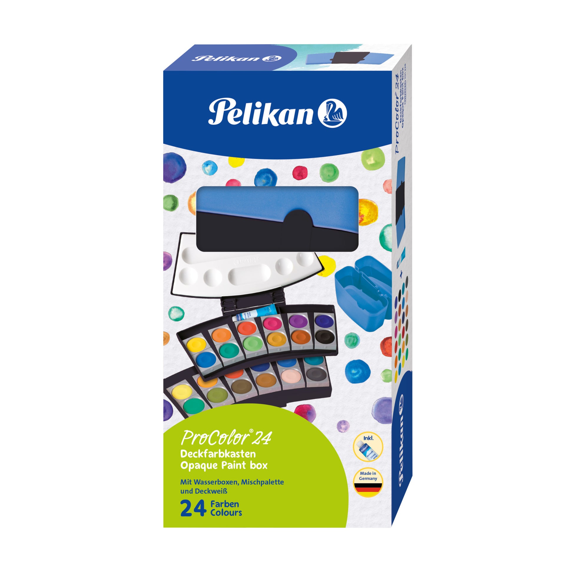 Pelikan Deckfarbkasten – 24 Farben – deckend