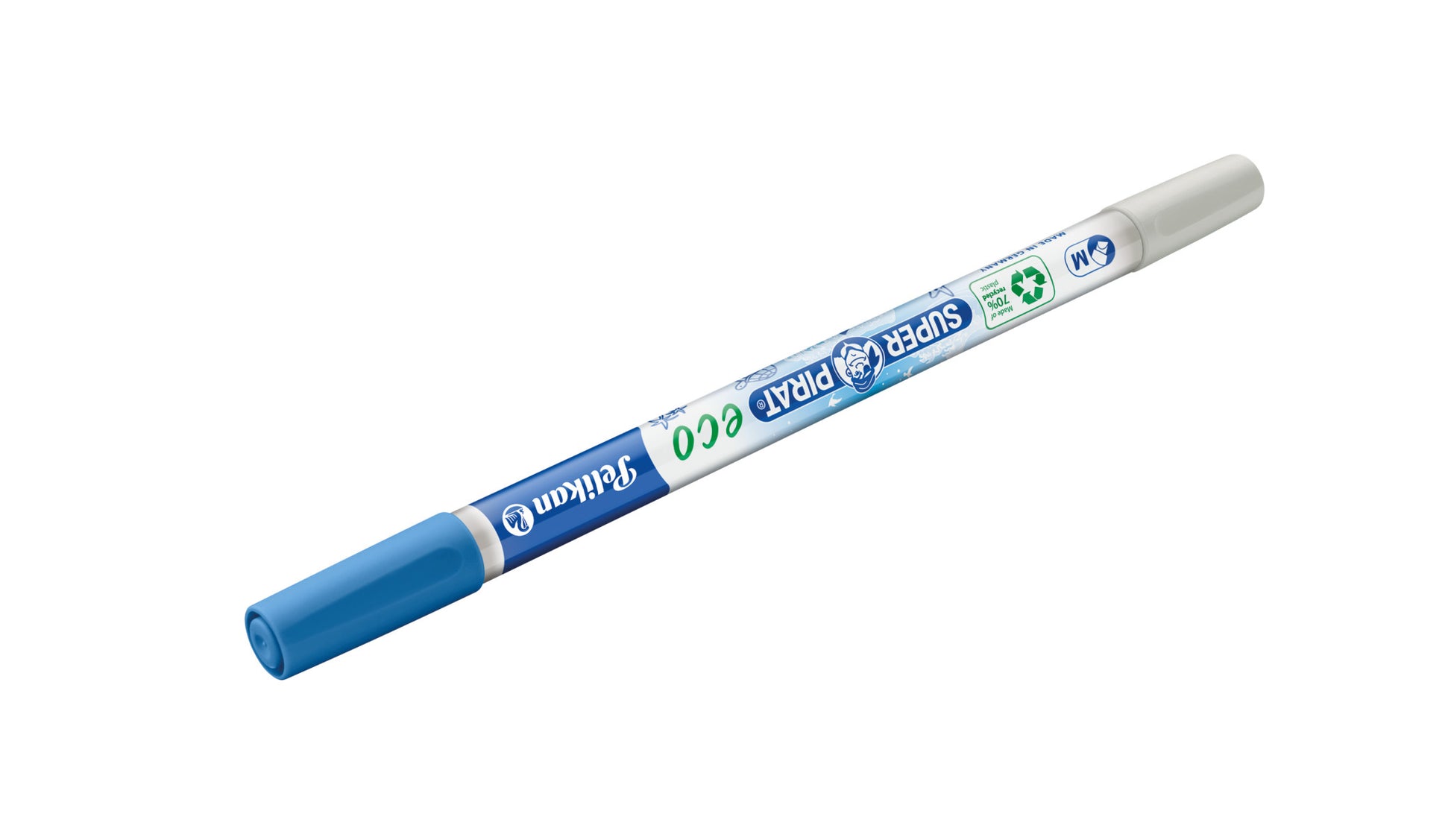 Pelikan Tintenlöscher Super Pirat – Keil – Blau – Blister 2 Stk.