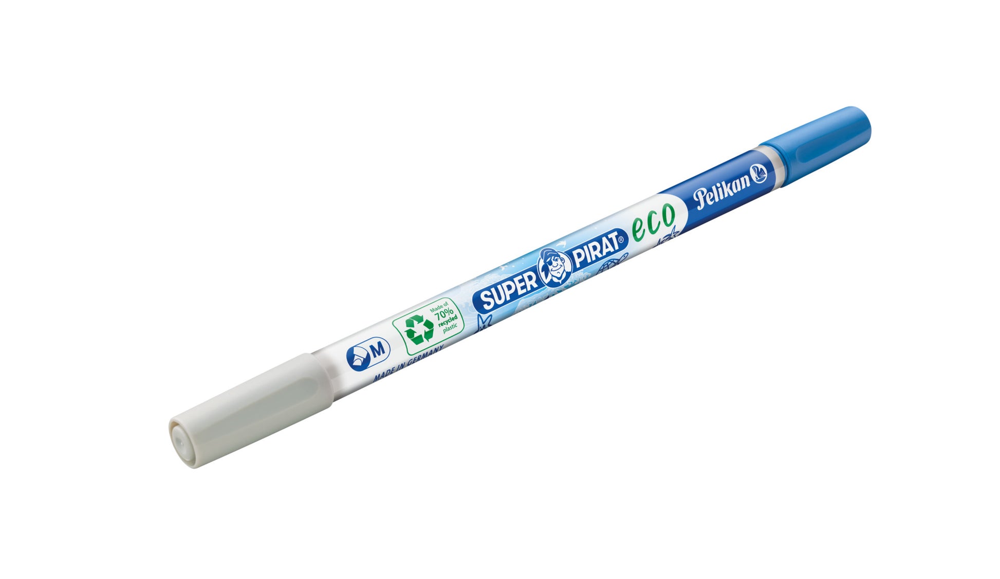 Pelikan Tintenlöscher Super Pirat – Keil – Blau – Blister 2 Stk.