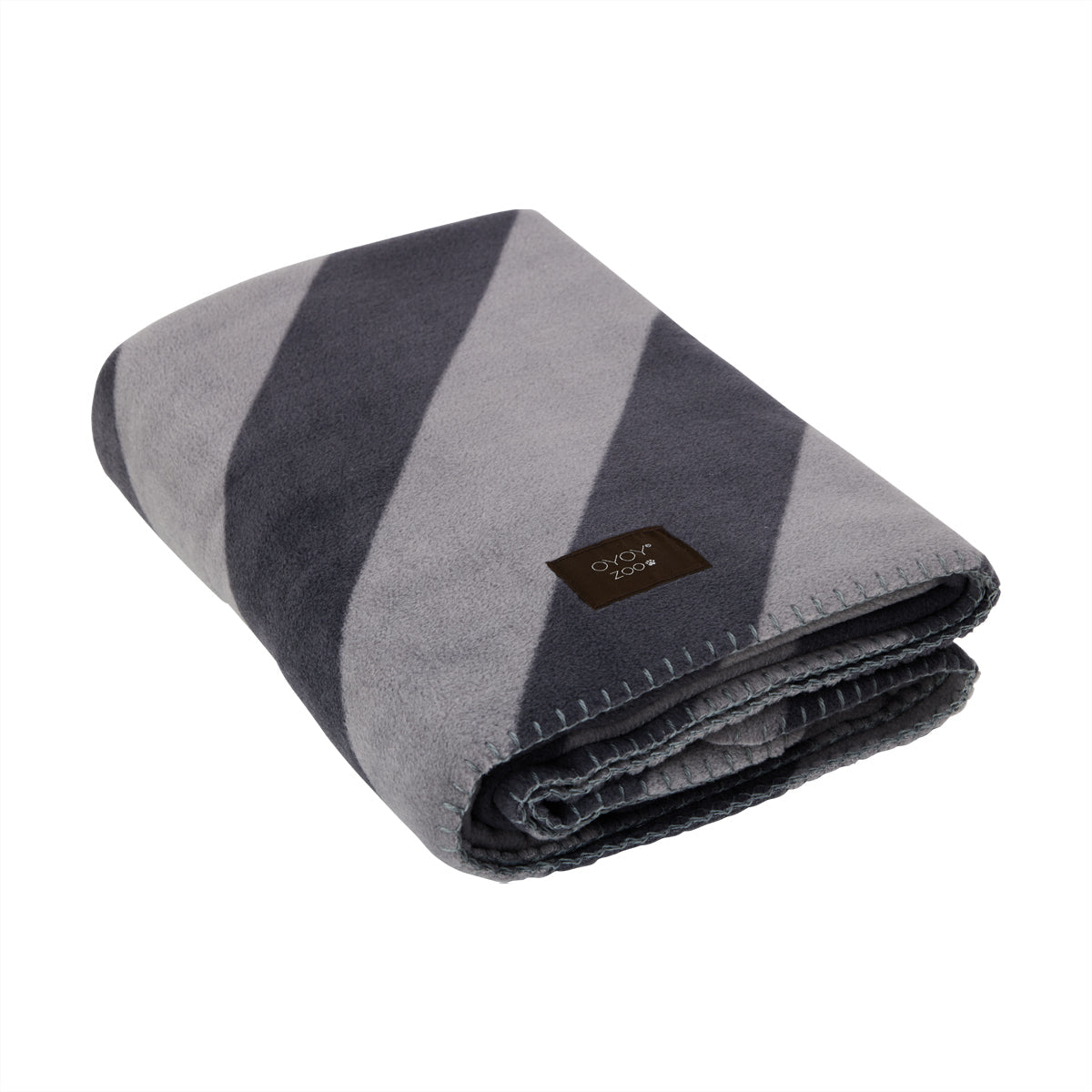 OYOY Wohndecke – Polyester, Schwarz – 180 × 205 cm