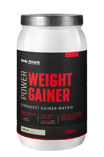 Body Attack Eiweisspulver Vanille – glutenfrei – 1,5 kg