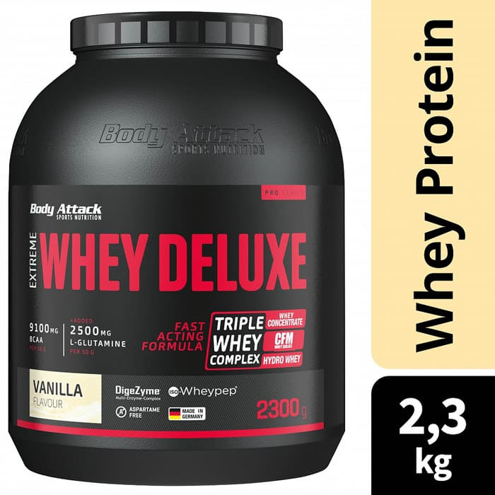 Body Attack Whey Protein Extreme Deluxe – Schokolade – 2,3 kg