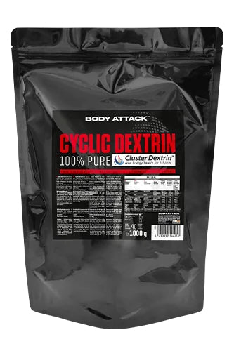 Body Attack Cyclic Dextrin Pulver Neutral – laktosefrei, ohne Zuckerzusatz – 1 kg