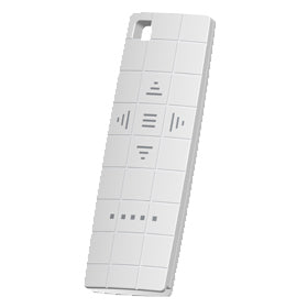 Da-Lite Projektor-Fernbedienung – für bis zu 4 Geräte, RF 433,92 MHz, weiss