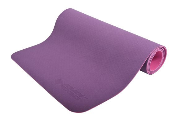 Schildkröt Fitness Yogamatte – 61 × 183 cm – 4 mm, Pink/Lila