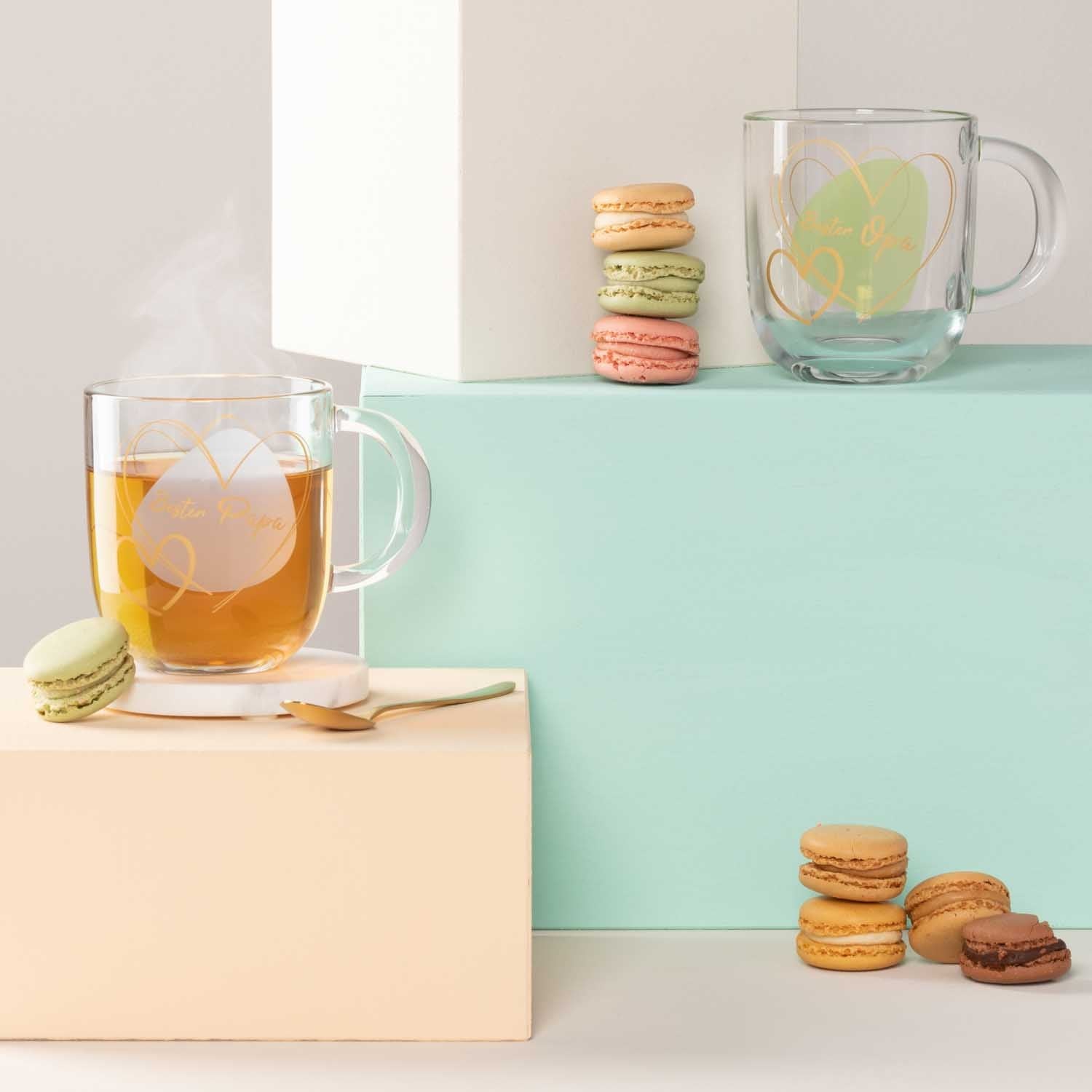 LEONARDO Kaffeetasse Emozione – 400 ml, Ø 8,7 cm, Glas, Transparent, mikrowellengeeignet