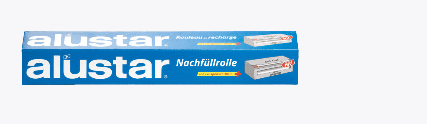 Alustar Nachfüllrolle 70 m × 30 cm, Aluminium