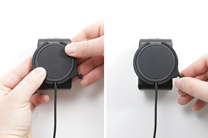 Brodit Auto-Halterung, Magnethalter mit Ladefunktion – für iPhone 12–14 (MagSafe) – Schwarz