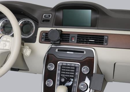 Brodit Auto-Halterung, Magnethalter mit Ladefunktion – für iPhone 12–14 (MagSafe) – Schwarz