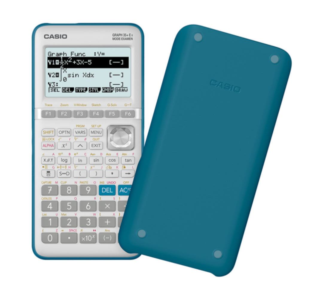 Casio Taschenrechner Graph 35+E II – 8-zeiliges LCD, Python/Prüfungsmodus, Batterie