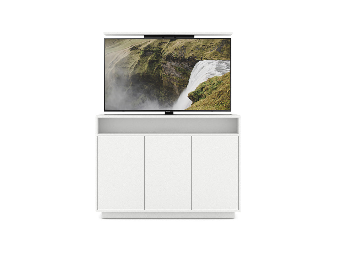 Multibrackets 4684 – Motorisierter Displayständer, bis 55", VESA 500×400, bis 50 kg, weiss