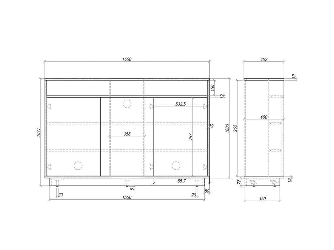 Multibrackets Motorisierter Displayständer, bis 65", bis 50 kg, schwarz
