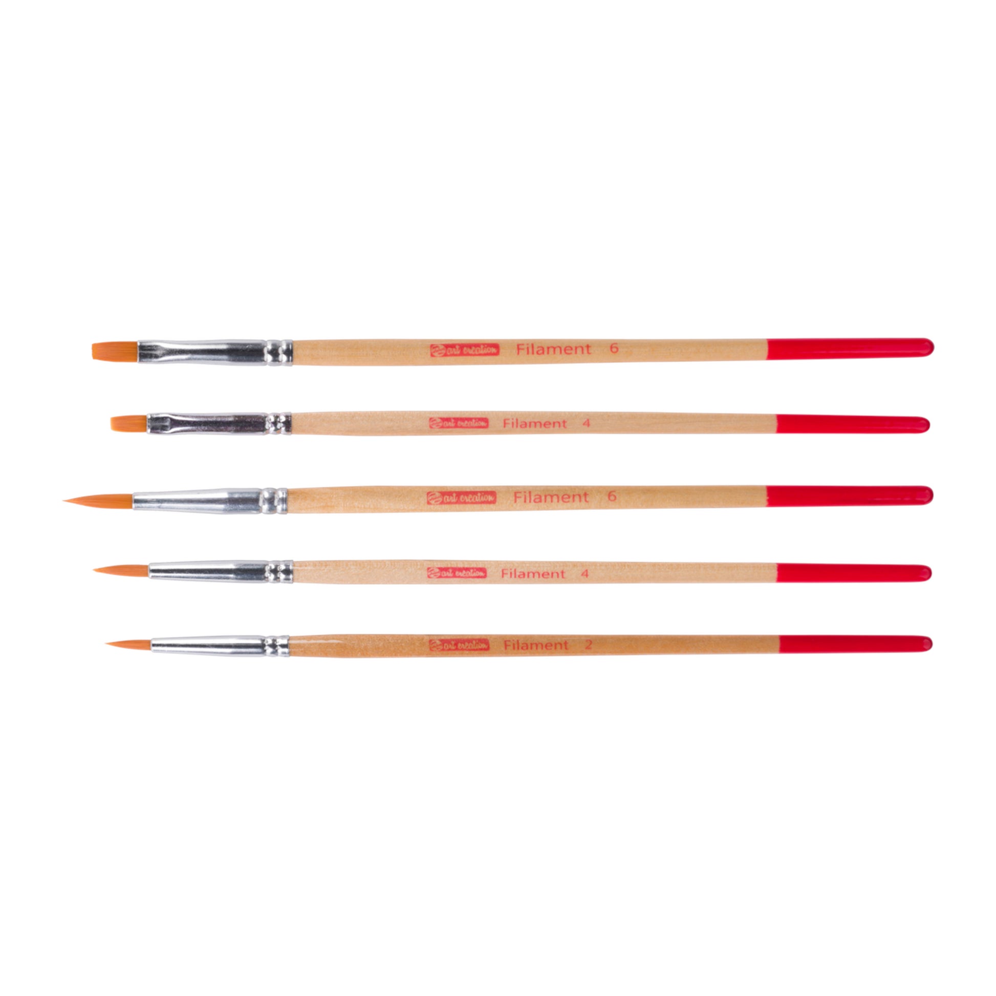 Talens Pinsel-Set – sortiert, Polyester, Grössen 2/4/6, 5er-Set, für Acrylfarben